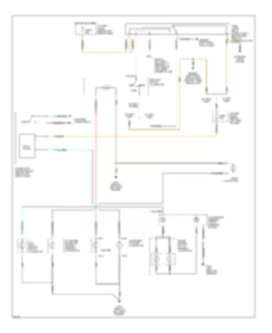 Instrument Illumination Wiring Diagram for Mazda BSE 1997 4000