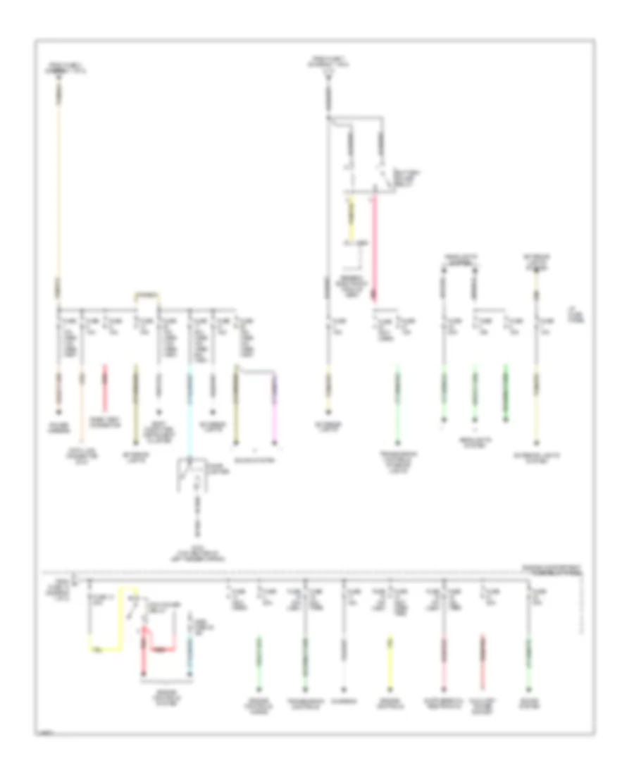 Power Distribution Wiring Diagram 2 of 2 for Mazda BSE 1997 4000