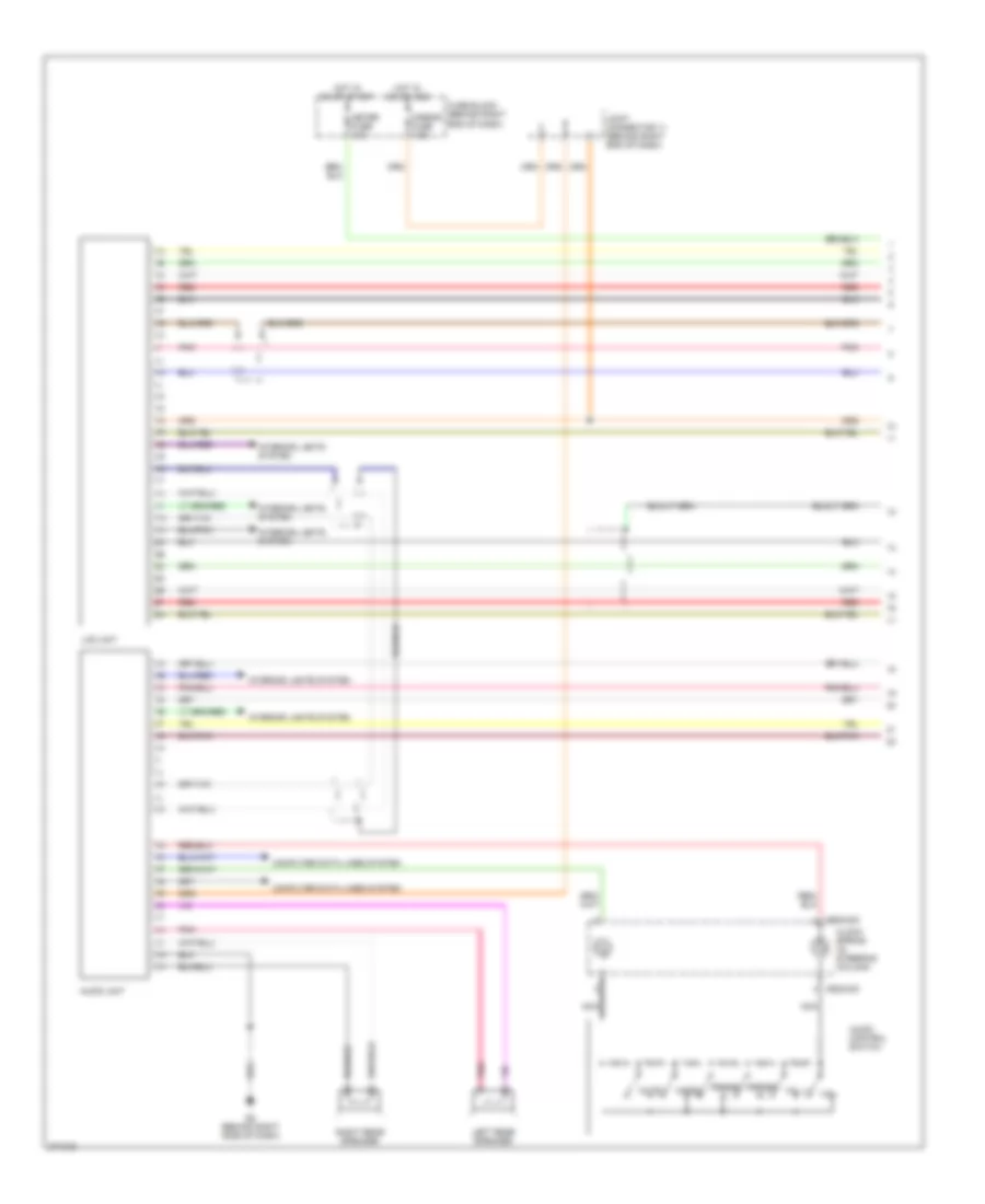 Navigation Wiring Diagram 1 of 2 for Mazda 5 Touring 2007