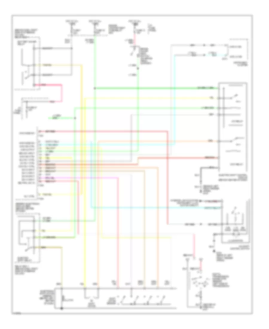 4WD Wiring Diagram for Mazda BSE 1997 4000