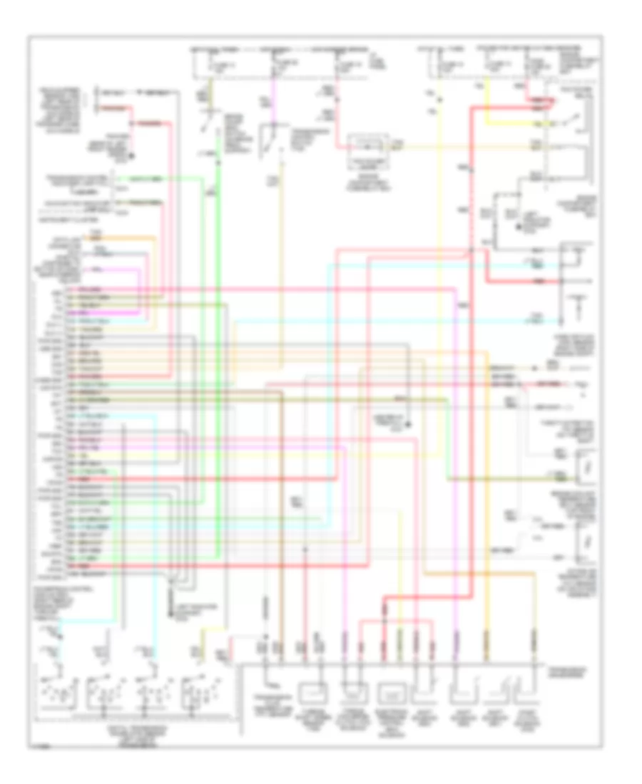 AT Wiring Diagram for Mazda B4000 SE 1997