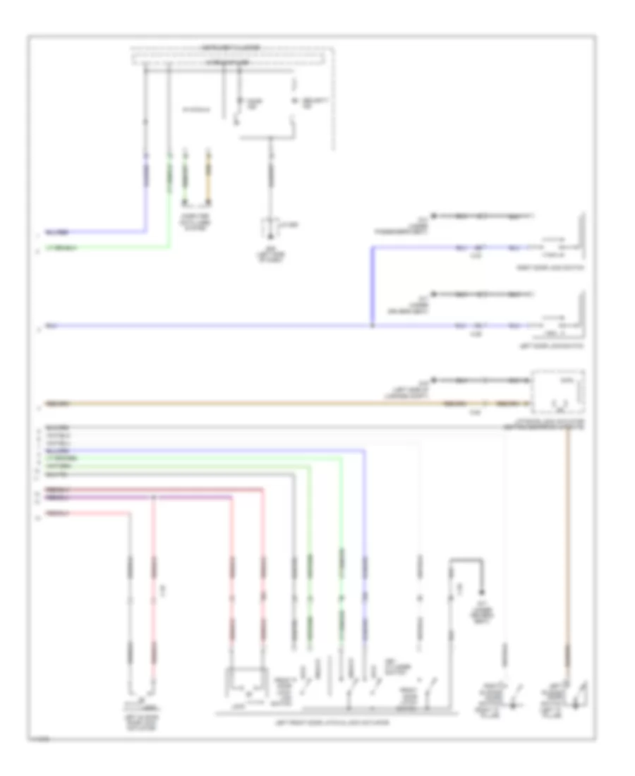 Forced Entry Wiring Diagram (2 of 2) for Mazda 5 Grand Touring 2013