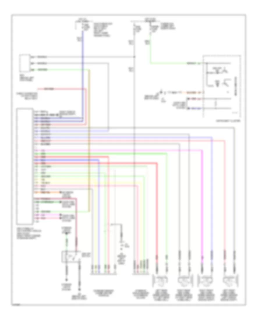 Anti lock Brakes Wiring Diagram with Dynamic Stability Control for Mazda 6 i 2007