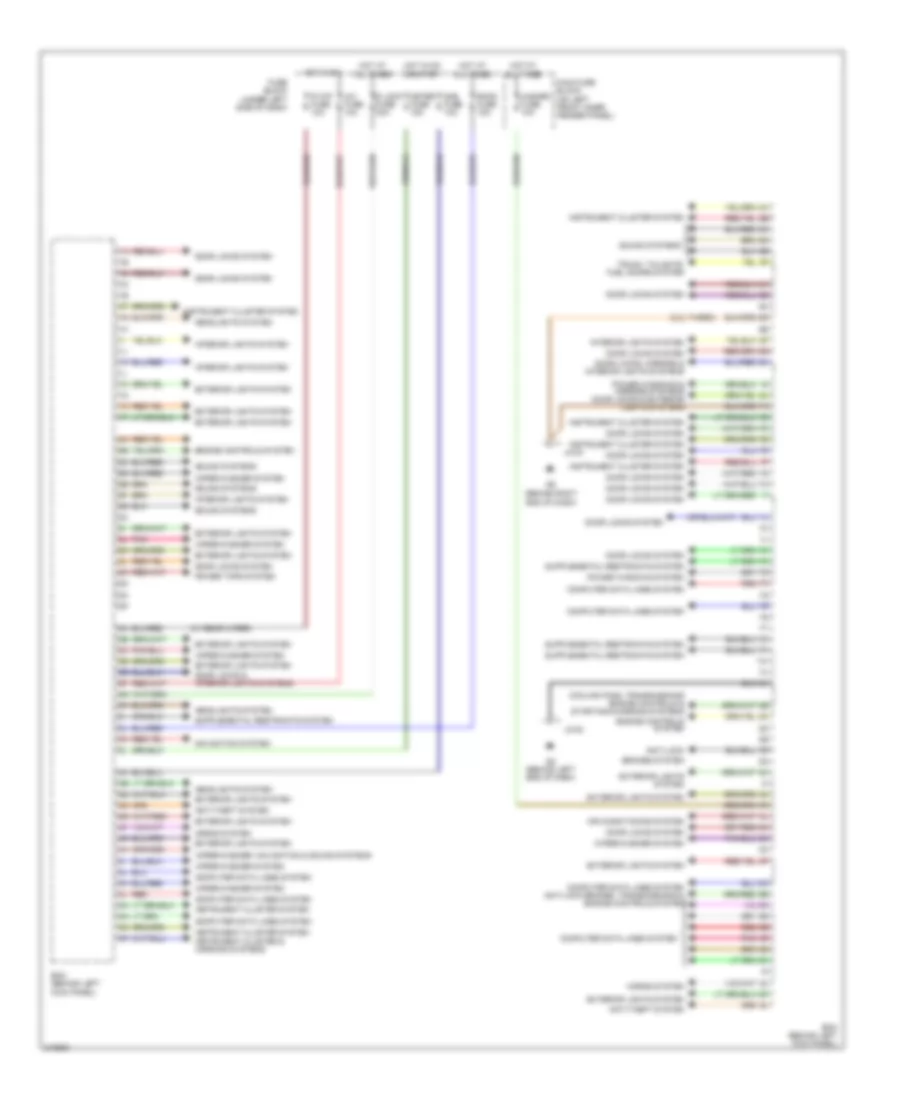 Body Control Modules Wiring Diagram for Mazda 6 i 2007