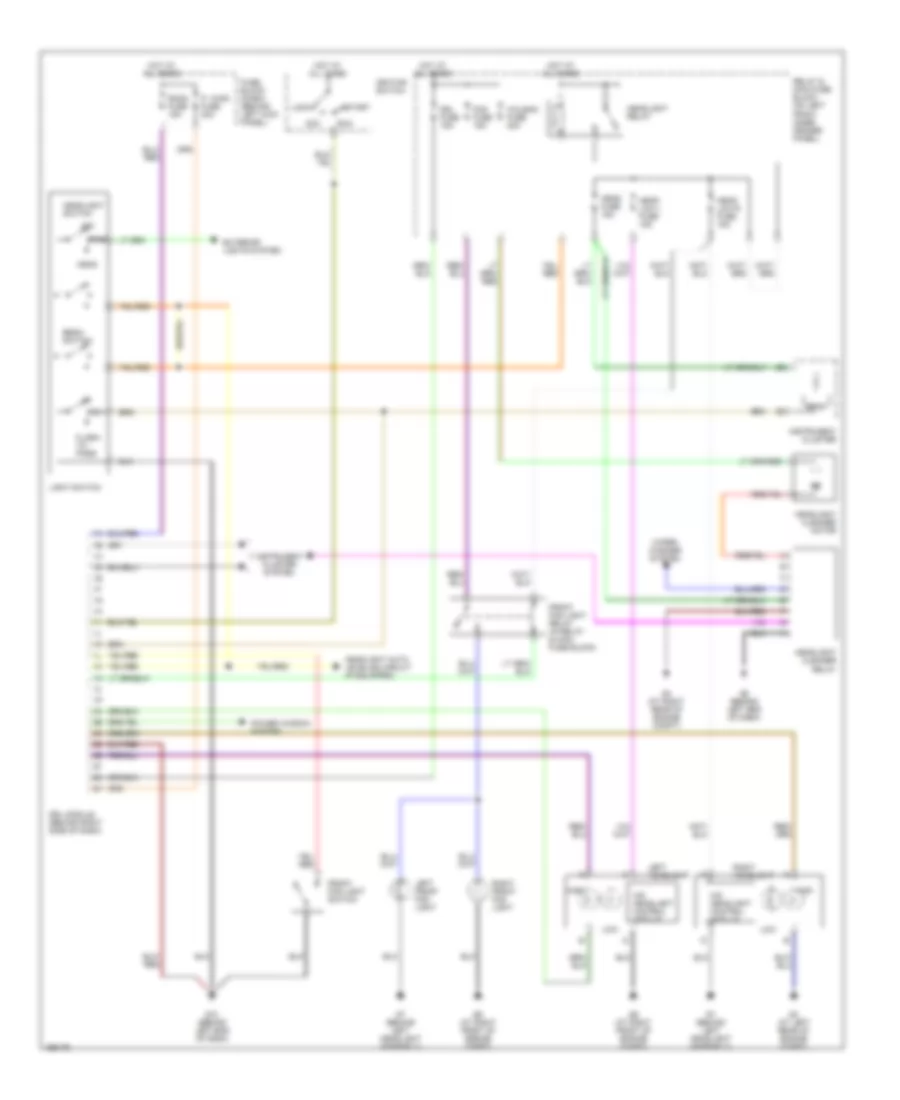 Headlamp Control Wiring Diagram with DRL with HID for Mazda RX 8 2004