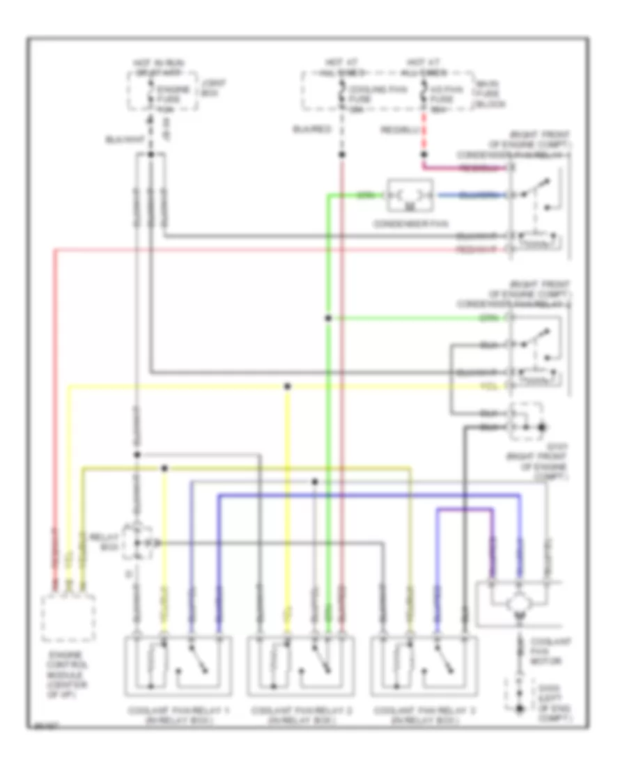 2 3L Cooling Fan Wiring Diagram for Mazda Millenia 1997