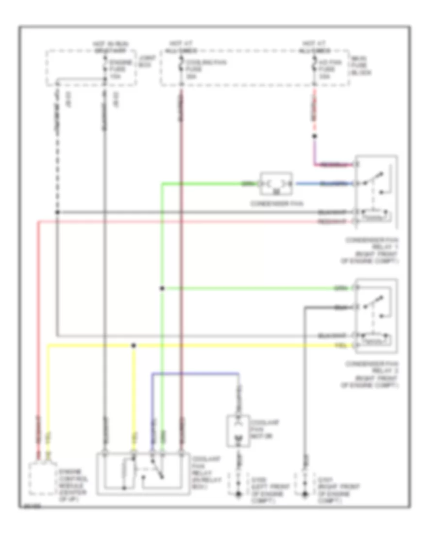 2 5L Cooling Fan Wiring Diagram for Mazda Millenia 1997