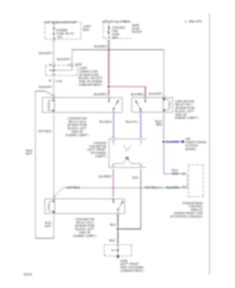 2 0L Cooling Fan Wiring Diagram A T for Mazda 626 DX 1994