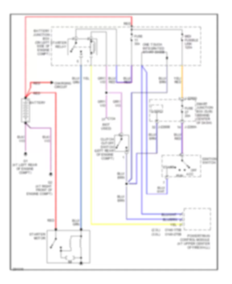 Starting Wiring Diagram M T for Mazda Tribute s Grand Touring 2008