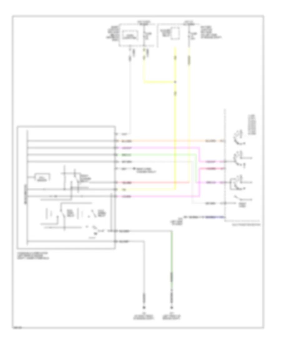 Front WiperWasher Wiring Diagram, Hybrid for Mazda Tribute s Grand Touring 2008