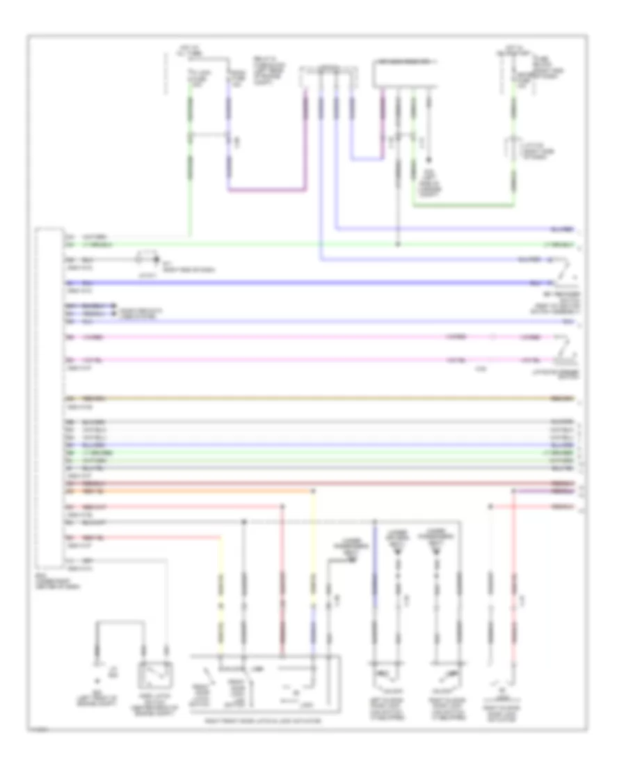 Forced Entry Wiring Diagram 1 of 2 for Mazda 5 Sport 2013