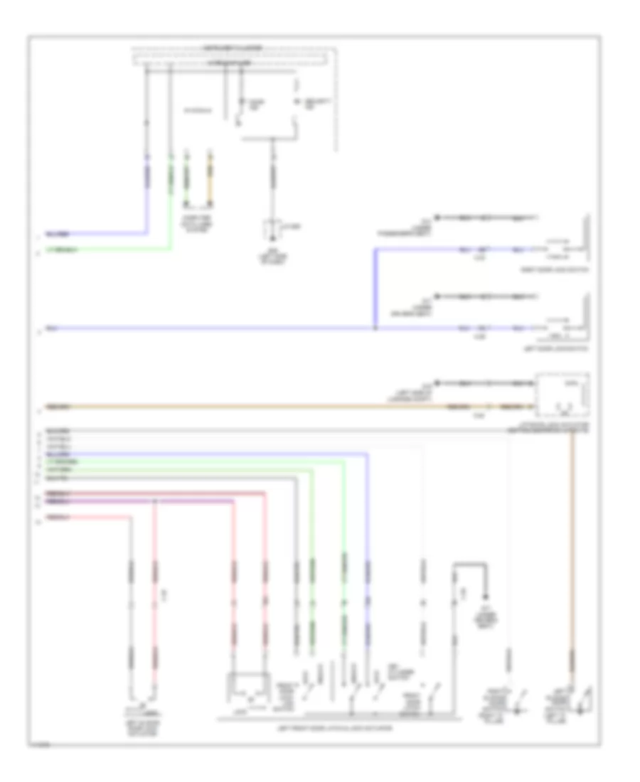 Forced Entry Wiring Diagram 2 of 2 for Mazda 5 Sport 2013