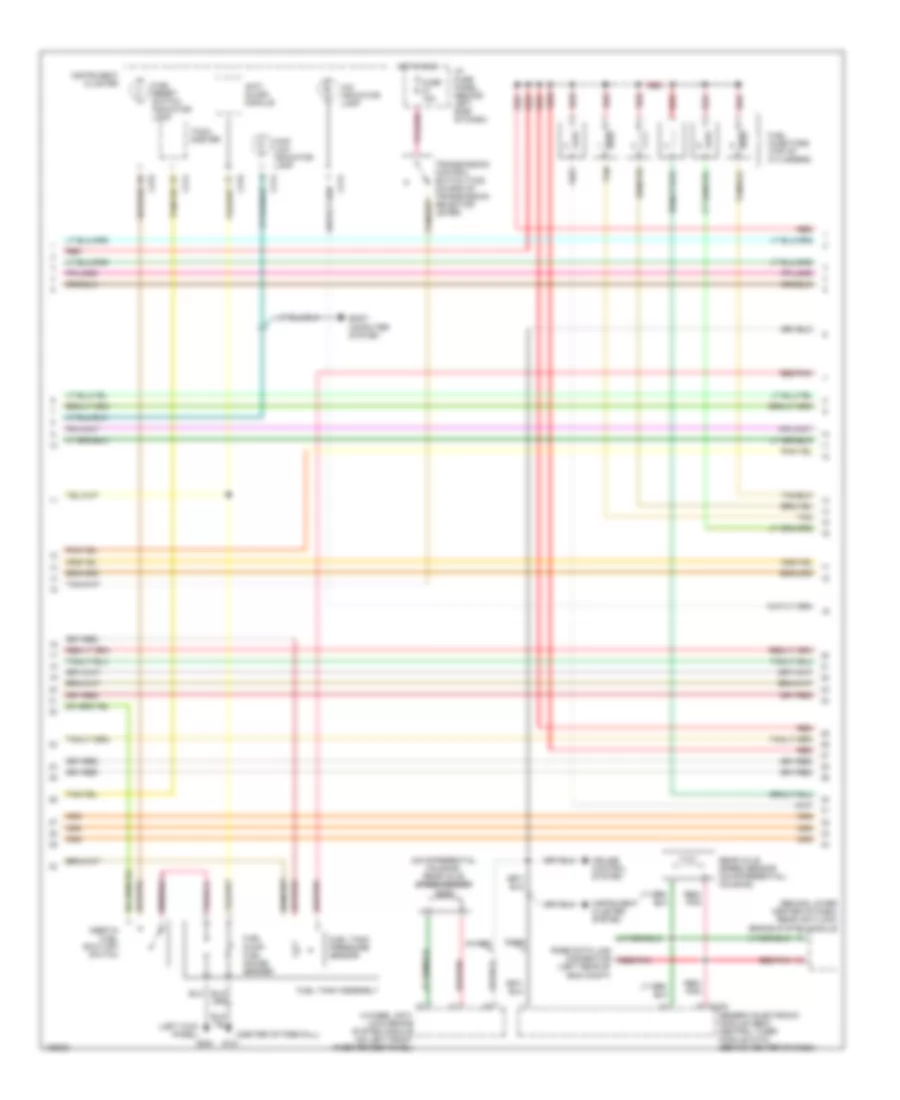 4.0L, Engine Performance Wiring Diagrams (3 of 4) for Mazda B4000 SE 2000