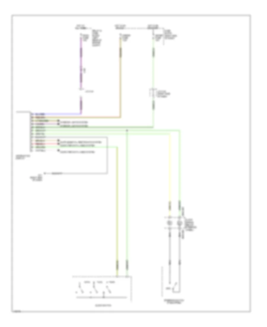 Multi-Information System Wiring Diagram for Mazda 5 Touring 2013
