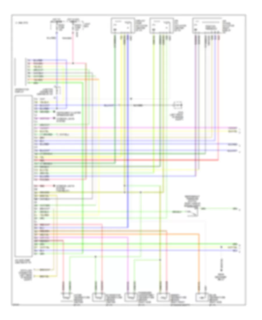 2 3L A C Wiring Diagram 1 of 2 for Mazda Millenia S 1997