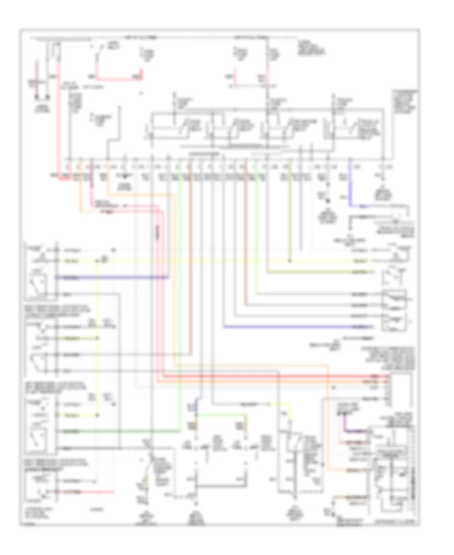 Forced Entry Wiring Diagram for Mazda 3 i Sport 2009