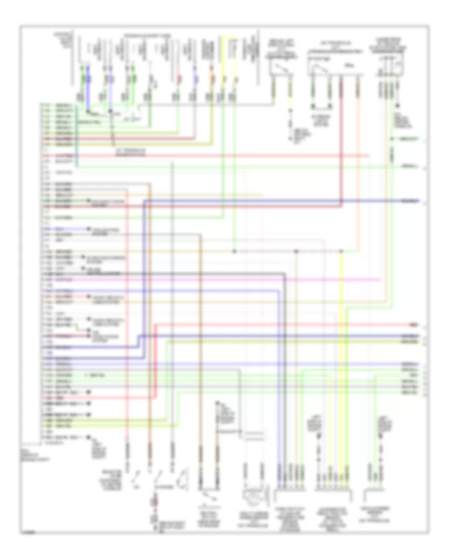2 0L Engine Performance Wiring Diagram Except California 1 of 4 for Mazda 3 i Sport 2009