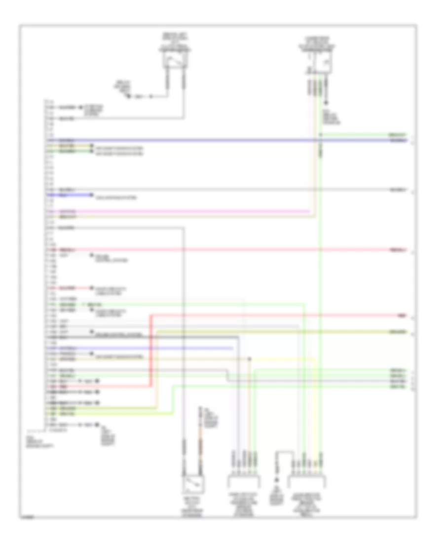 2.3L, Engine Performance Wiring Diagram, Except California (1 of 4) for Mazda 3 i Sport 2009