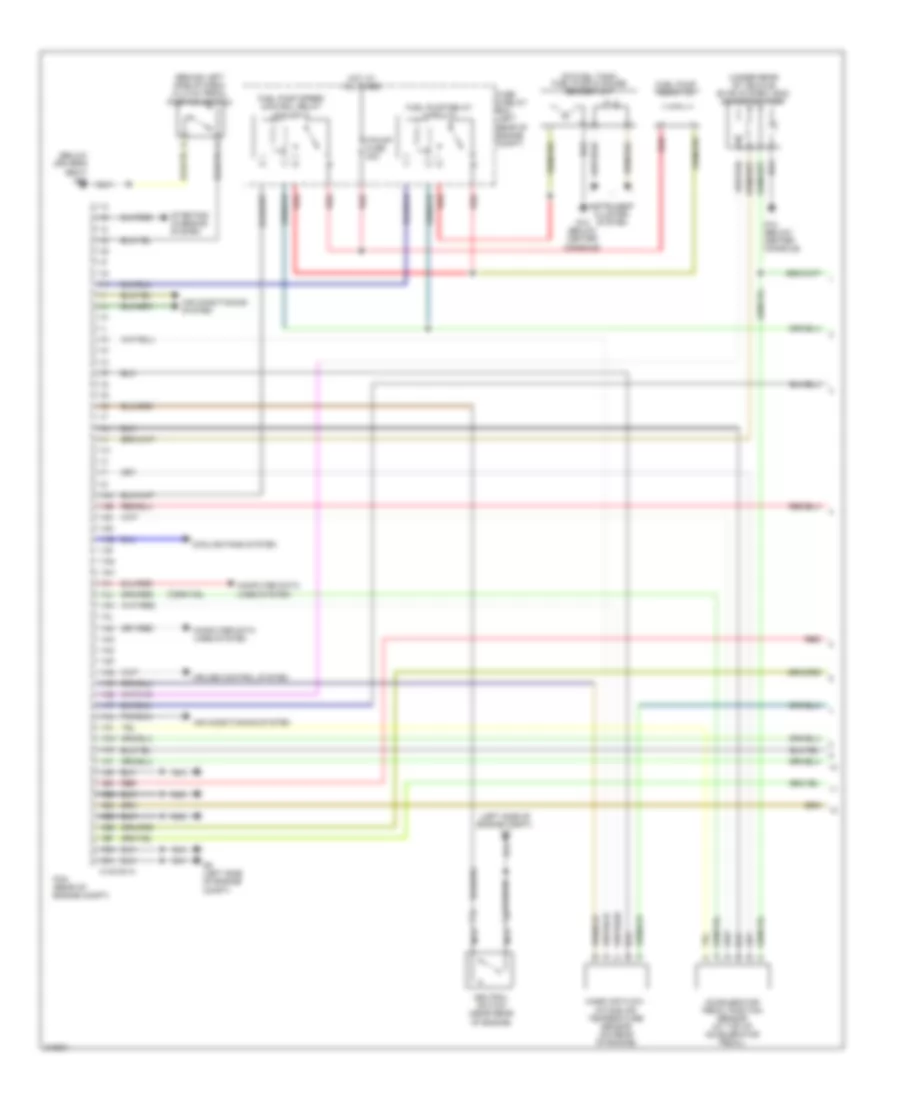 2.3L Turbo, Engine Performance Wiring Diagram (2 of 4) for Mazda 3 i Sport 2009