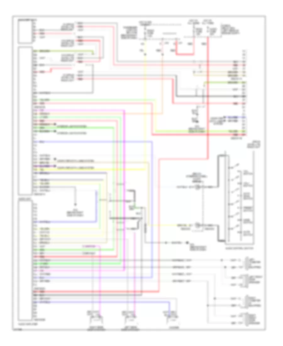 Radio Wiring Diagram, with Bose without Navigation for Mazda 3 i Sport 2009
