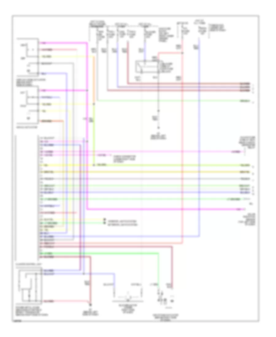 2.3L Turbo, Automatic AC Wiring Diagram (1 of 2) for Mazda 6 Mazdaspeed 2007
