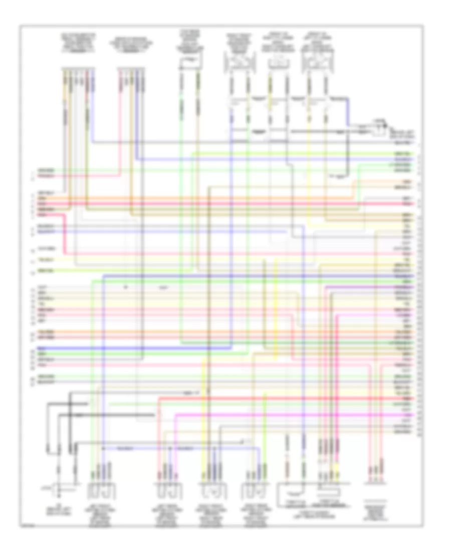 3.0L, Engine Performance Wiring Diagram (2 of 4) for Mazda 6 Mazdaspeed 2007