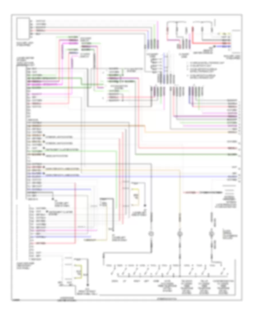 Navigation Wiring Diagram, with Bose (1 of 2) for Mazda 6 s Touring Plus 2010