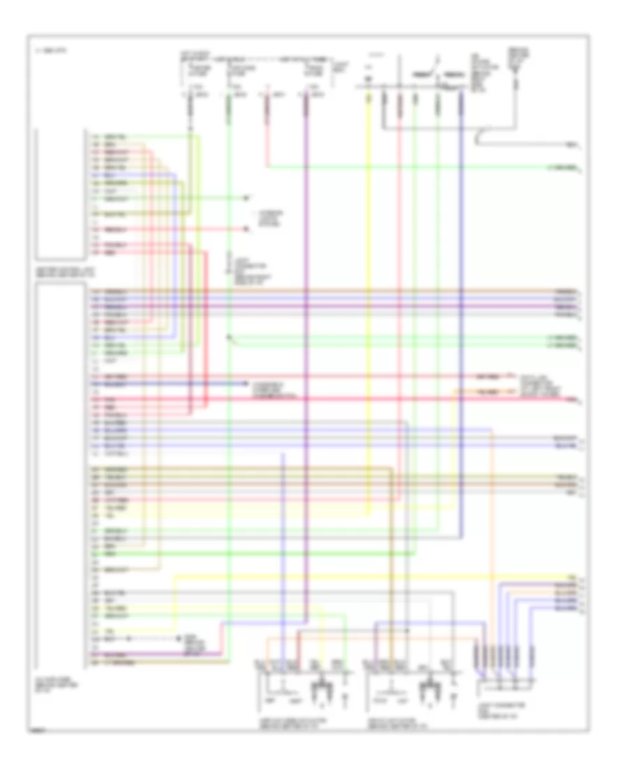 A C Wiring Diagram 1 of 2 for Mazda 929 1994