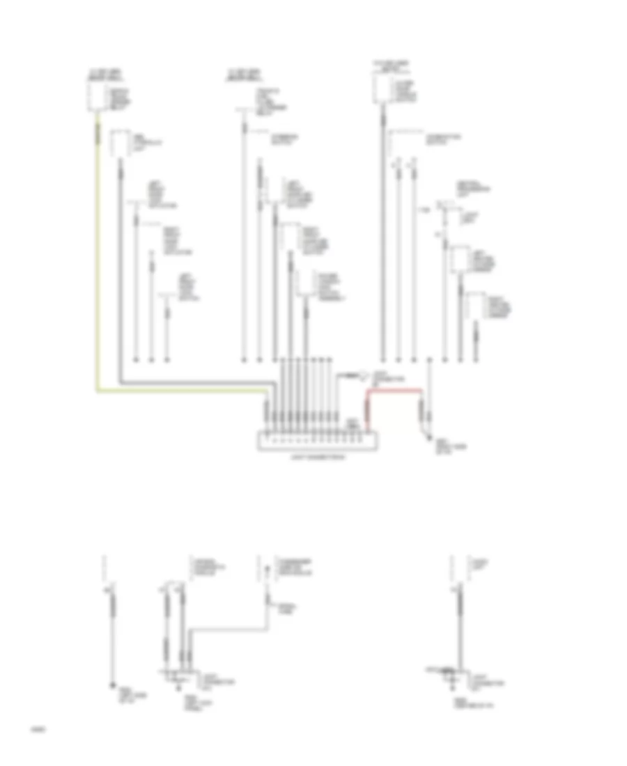 Ground Distribution Wiring Diagram 3 of 5 for Mazda 929 1994