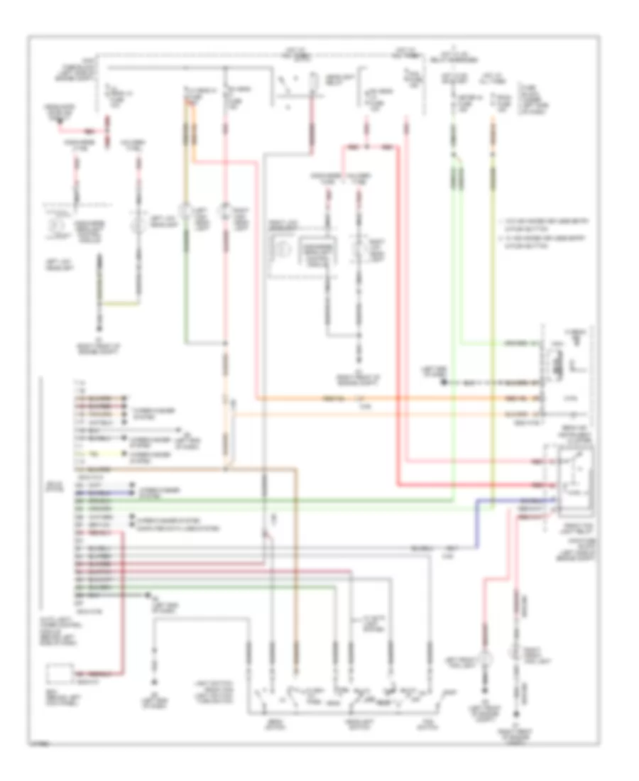 Headlights Wiring Diagram without DRL for Mazda 6 i Grand Touring 2013