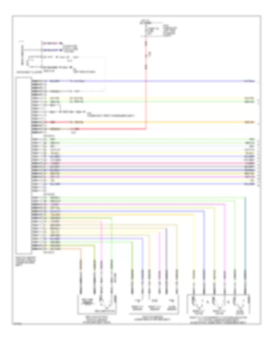 Memory Systems Wiring Diagram 1 of 2 for Mazda 6 i Grand Touring 2013