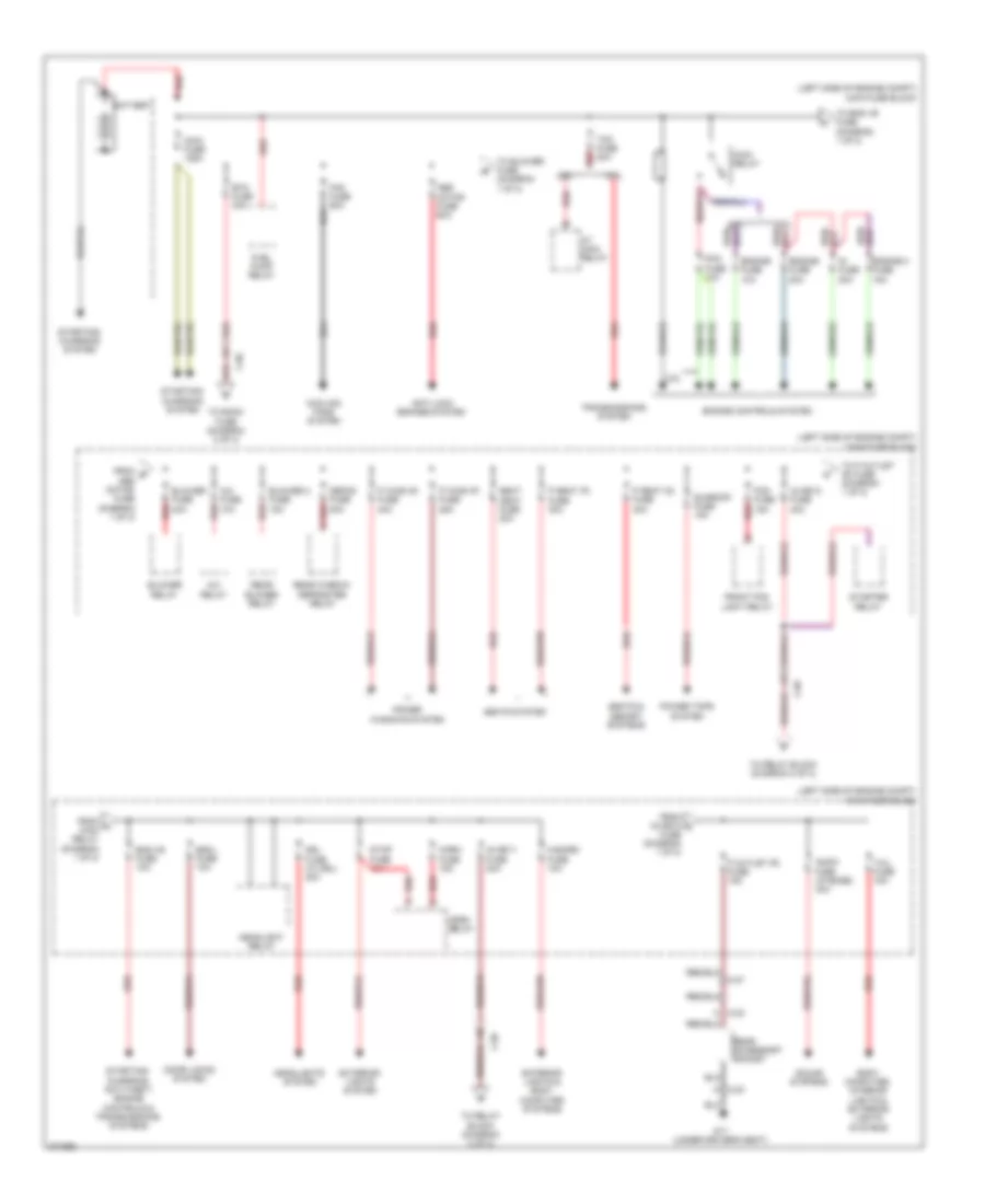 Power Distribution Wiring Diagram with Advanced Keyless Entry  Start System 1 of 2 for Mazda 6 i Grand Touring 2013