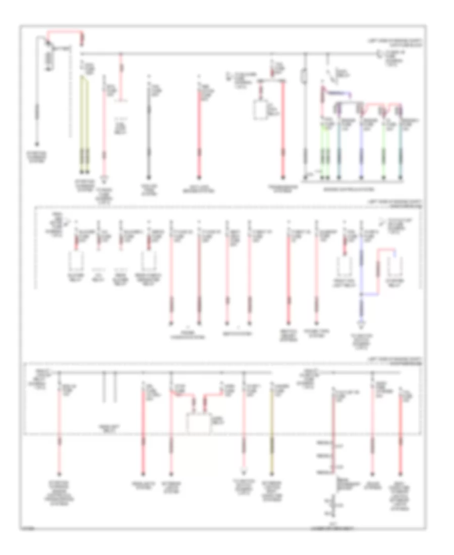 Power Distribution Wiring Diagram without Advanced Keyless Entry  Start System 1 of 2 for Mazda 6 i Grand Touring 2013