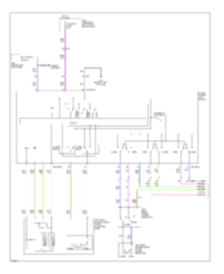 Power Windows Wiring Diagram with Driver Side Window Auto Open Close 1 of 2 for Mazda 6 i Grand Touring 2013