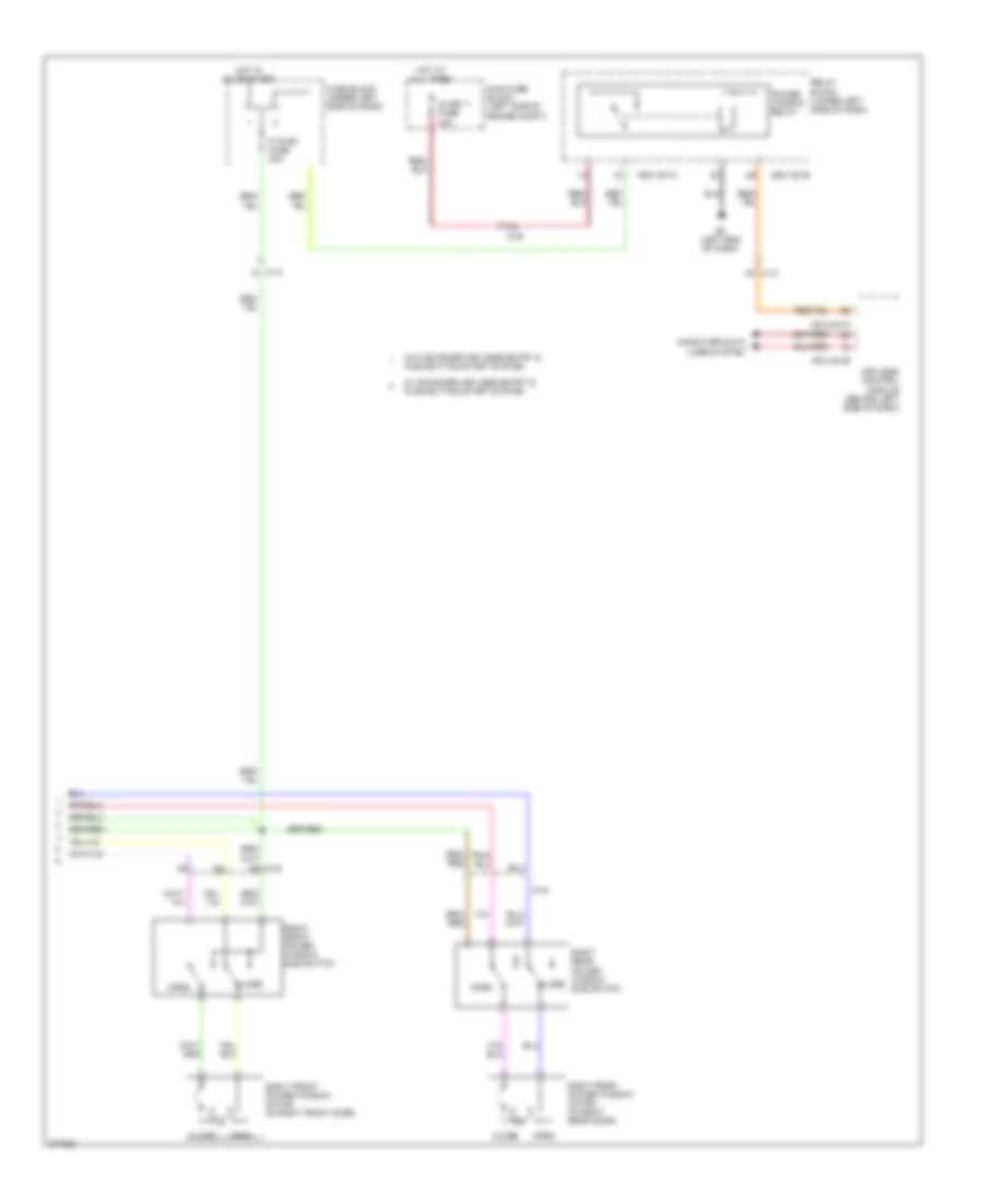 Power Windows Wiring Diagram with Driver Side Window Auto Open Close 2 of 2 for Mazda 6 i Grand Touring 2013