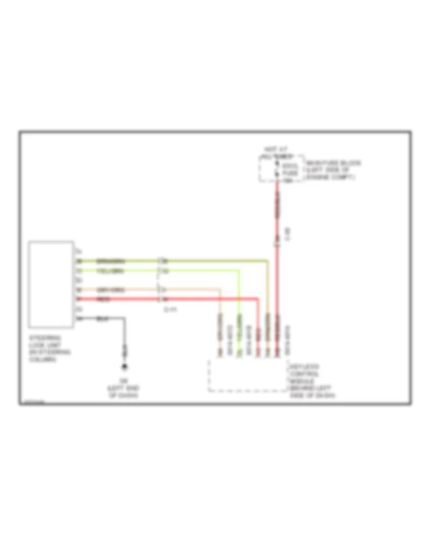 Steering Column Wiring Diagram for Mazda 6 i Grand Touring 2013