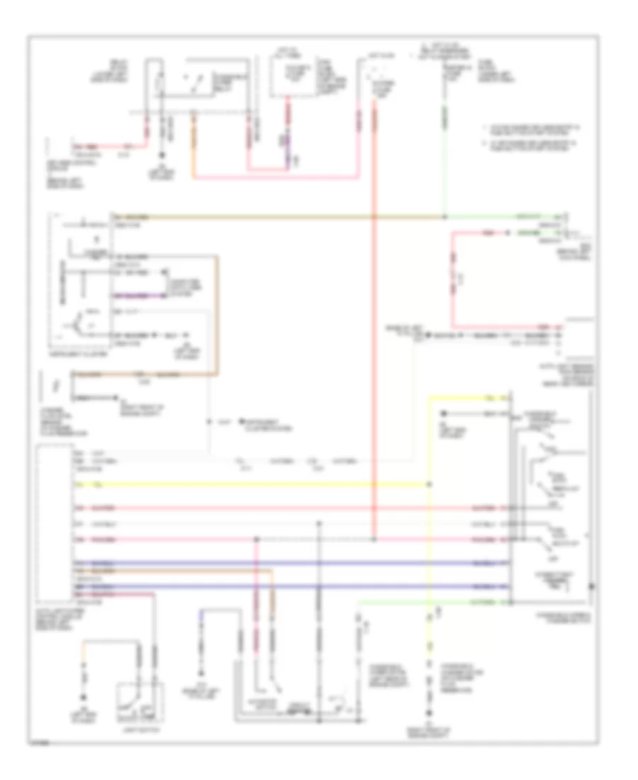 Wiper Washer Wiring Diagram with Auto Wiper System for Mazda 6 i Grand Touring 2013