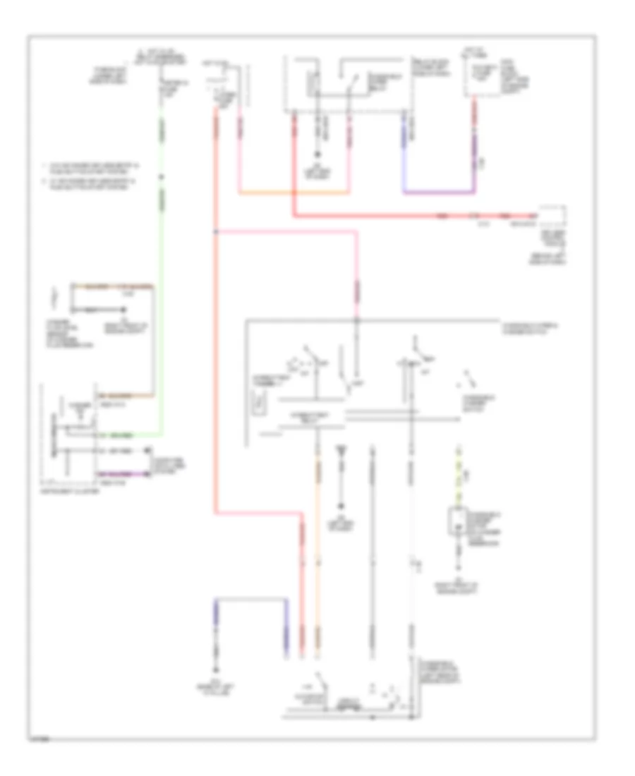 Wiper Washer Wiring Diagram without Auto Wiper System for Mazda 6 i Grand Touring 2013