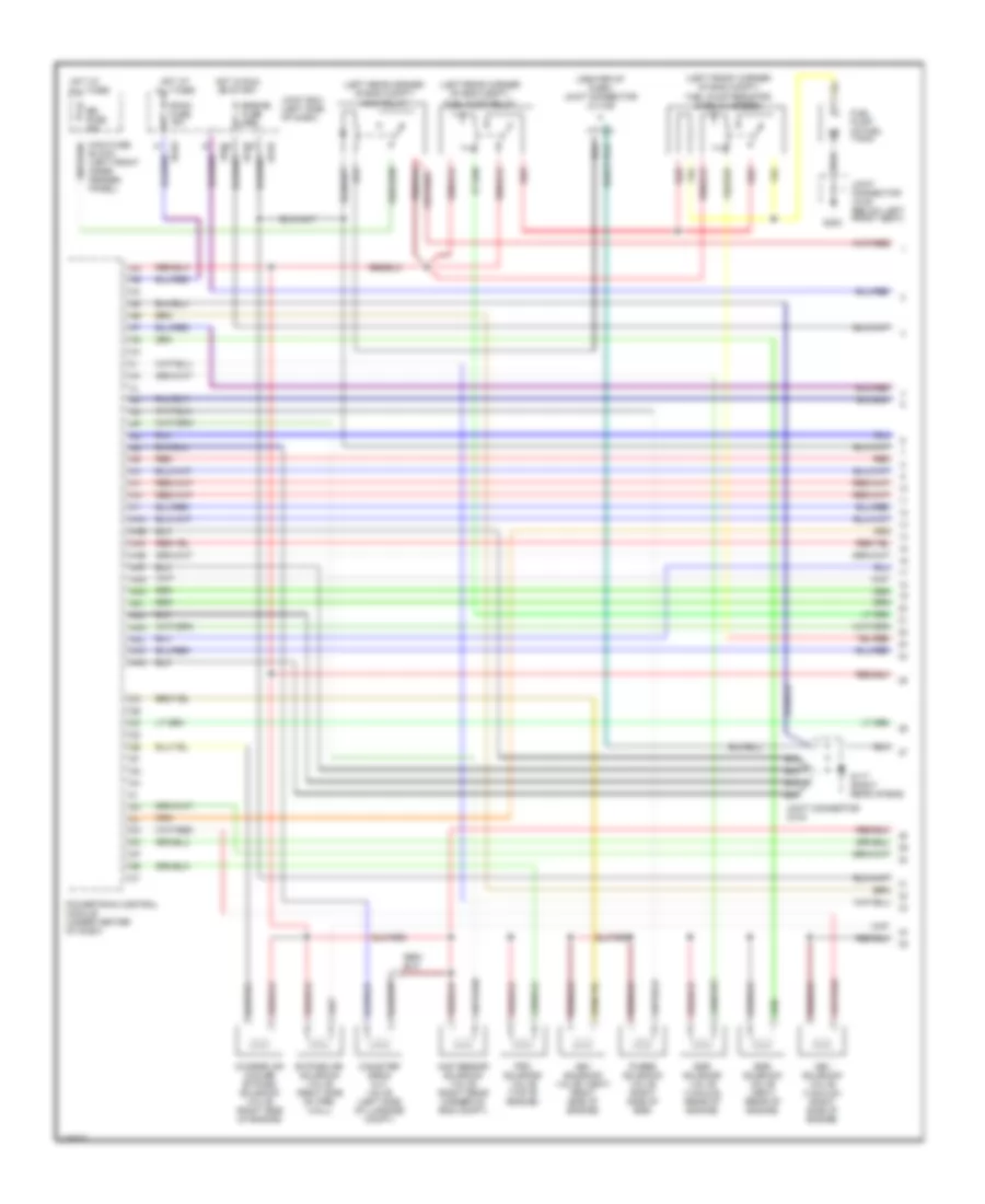 2 3L Engine Performance Wiring Diagrams 1 of 3 for Mazda Millenia 2000