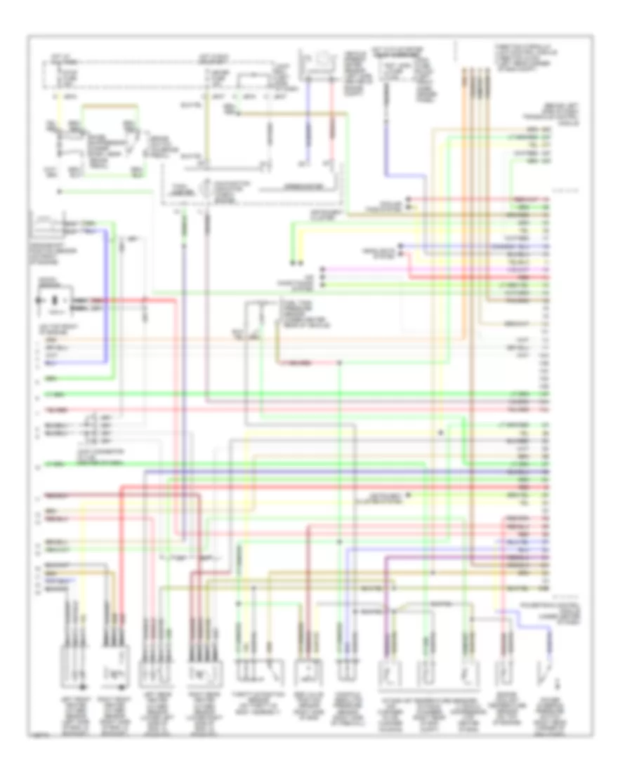 2 3L Engine Performance Wiring Diagrams 3 of 3 for Mazda Millenia 2000