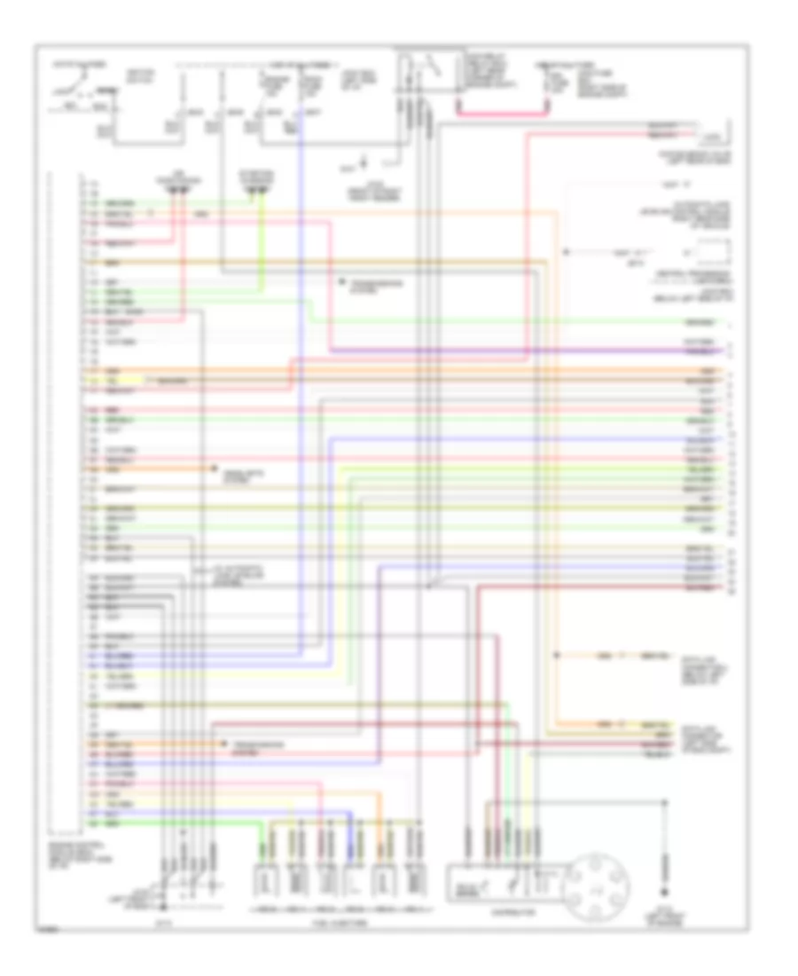 3 0L Engine Performance Wiring Diagrams 1 of 2 for Mazda MPV ES 1997