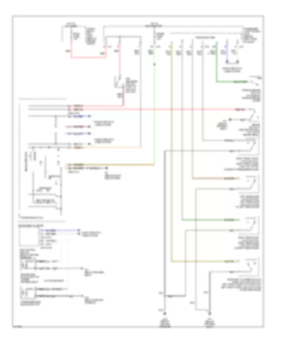 Chime Wiring Diagram for Mazda 3 i Touring 2009