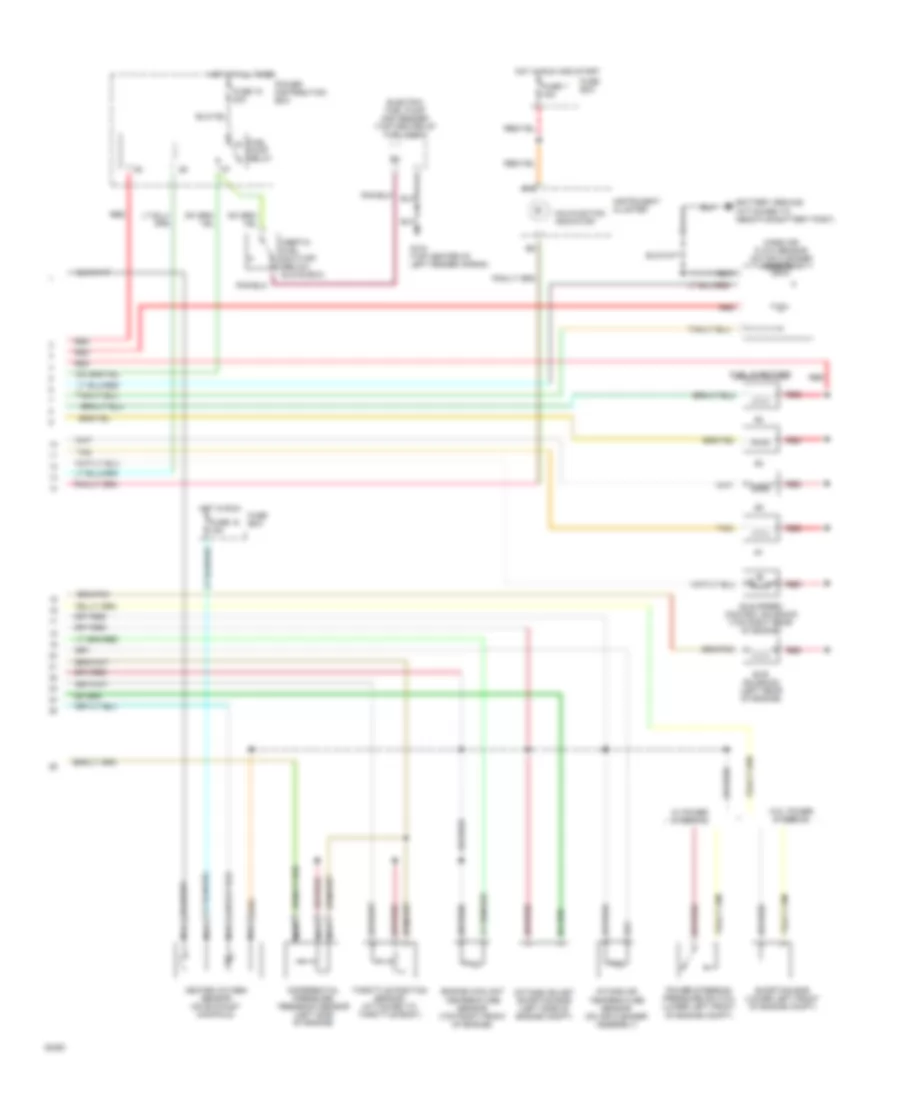 2.3L, Engine Performance Wiring Diagrams, MT (2 of 2) for Mazda B2300 1994