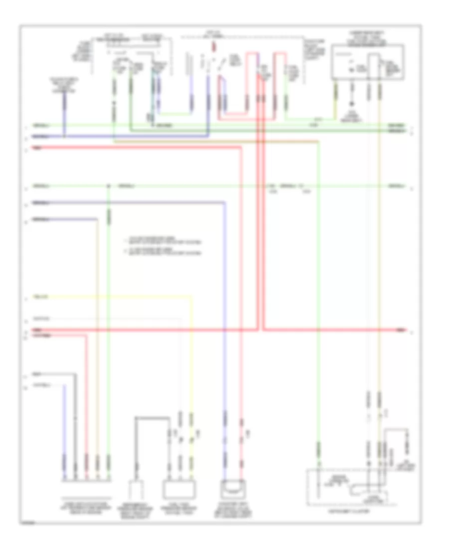 2.5L, Engine Performance Wiring Diagram (2 of 4) for Mazda 6 i Sport 2013