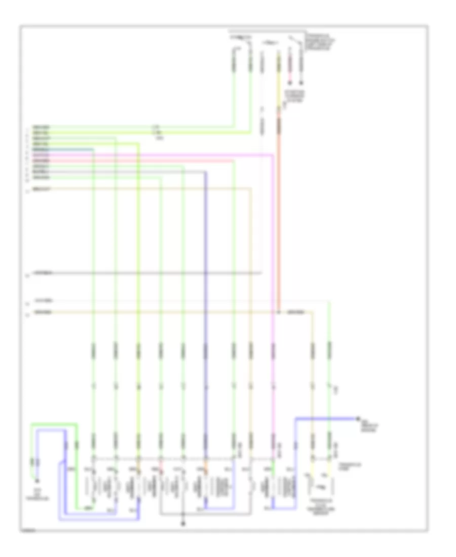 2.5L, Transmission Wiring Diagram (2 of 2) for Mazda 6 i Sport 2013