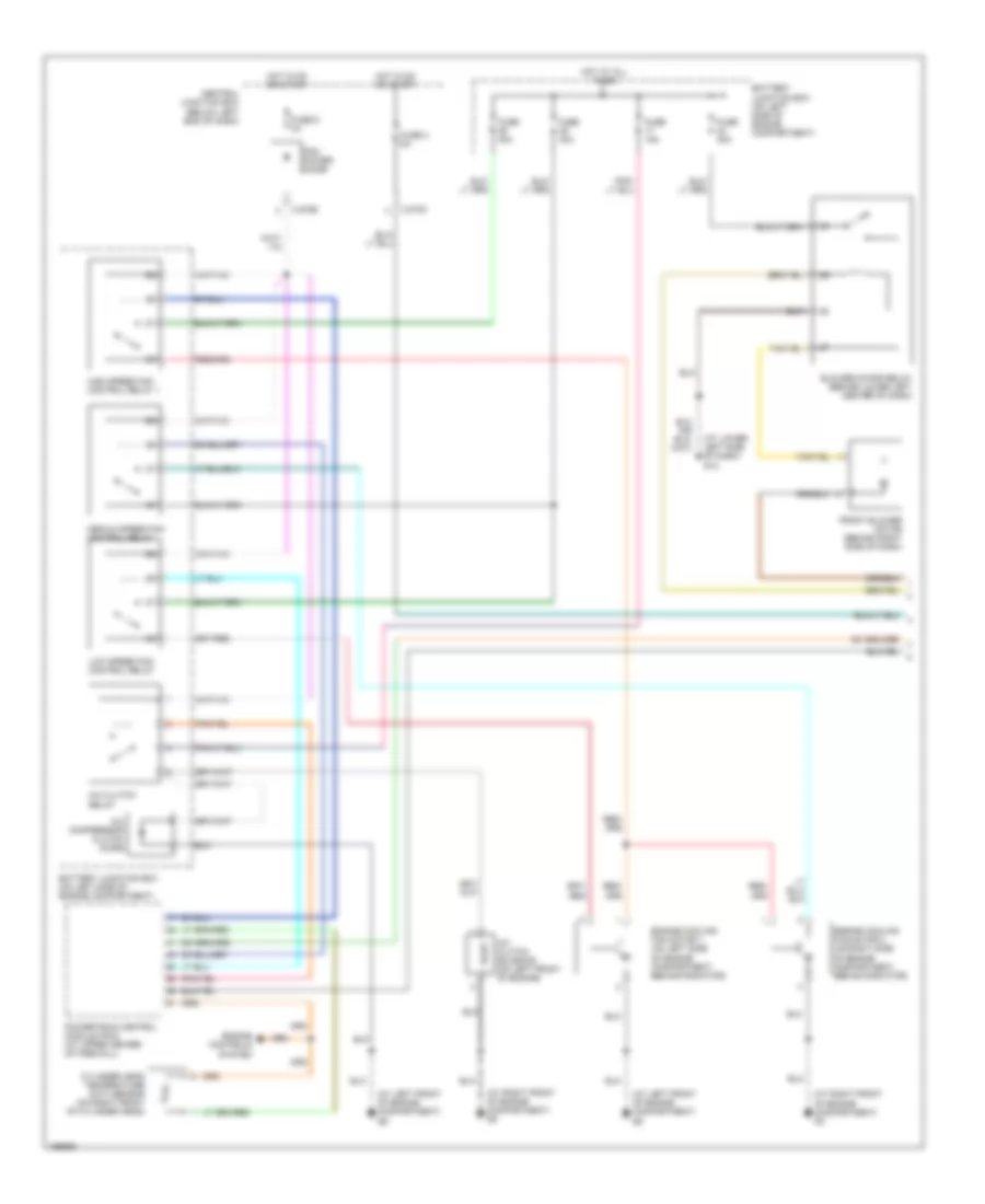 2 0L Manual A C Wiring Diagram 1 of 2 for Mazda Tribute LX 2004