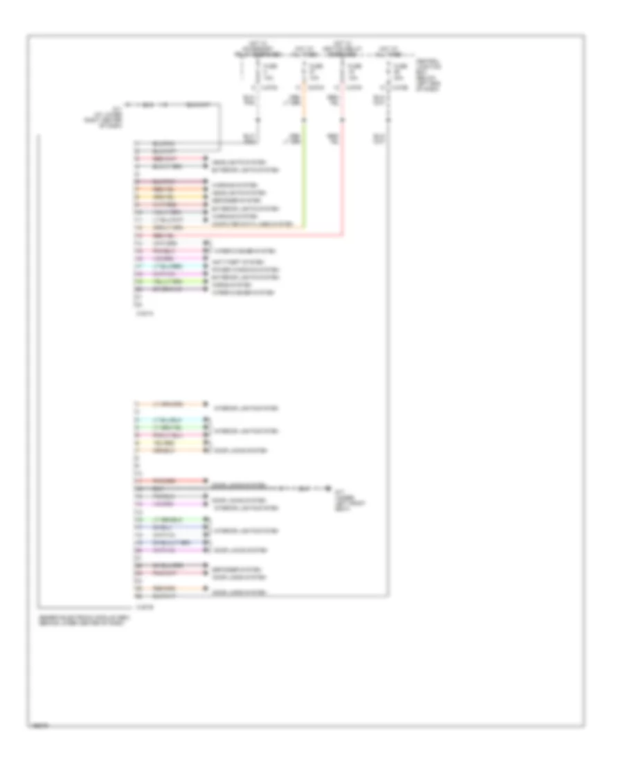 Body Control Modules Wiring Diagram for Mazda Tribute LX 2004