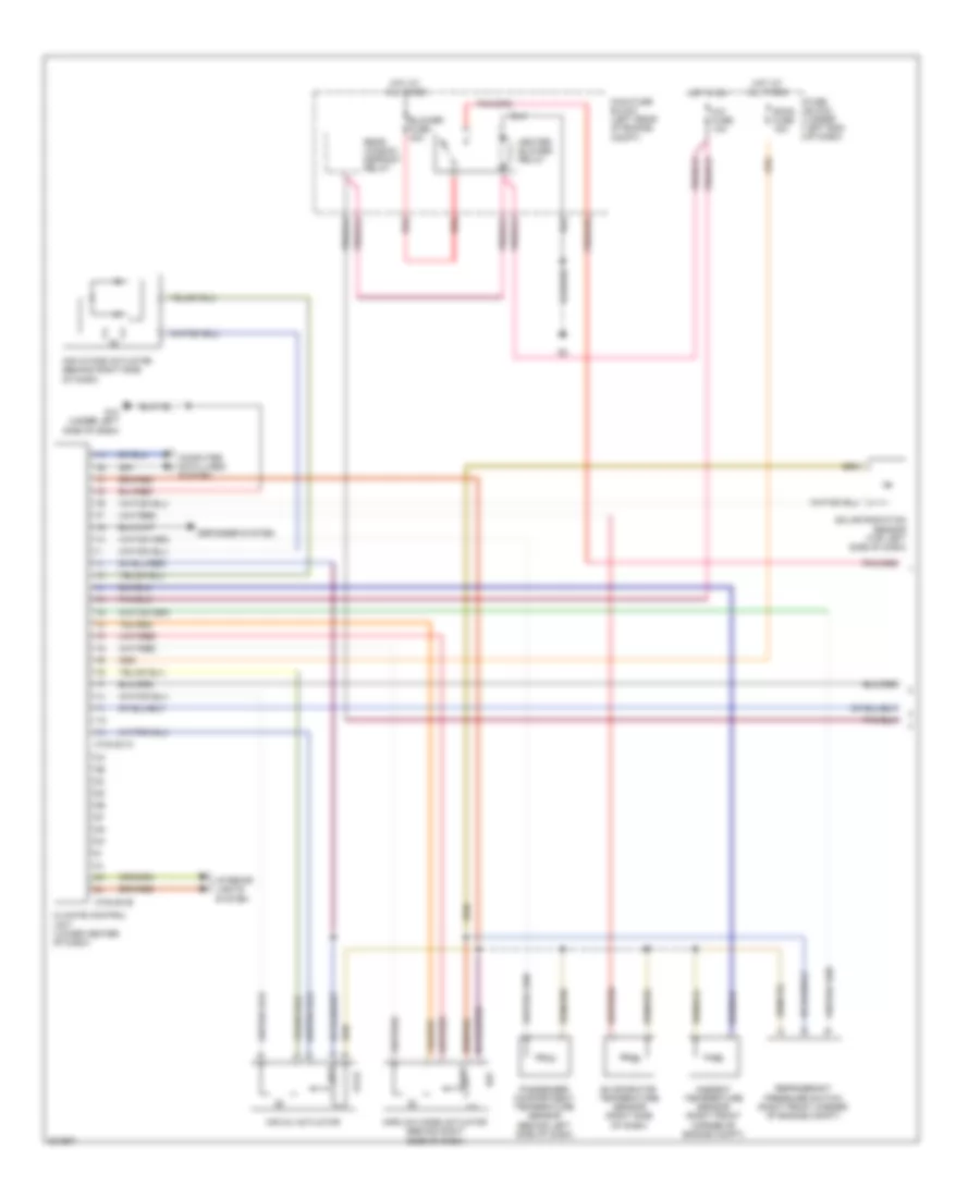 Automatic A C Wiring Diagram 1 of 2 for Mazda CX 7 i Sport 2010