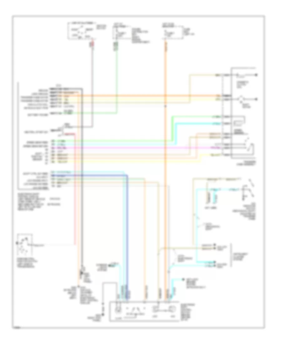 Transfer Case Wiring Diagram for Mazda BSE 1994 2300