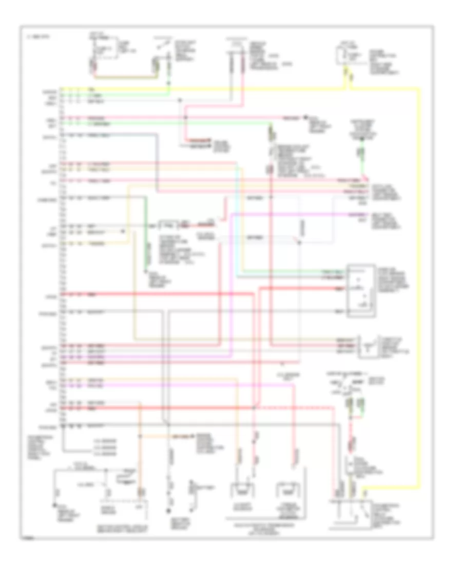 Transmission Wiring Diagram for Mazda BSE 1994 2300